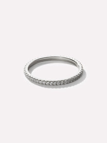 Celine Eternity Ring | Sterling Silver | Cubic Zirconia