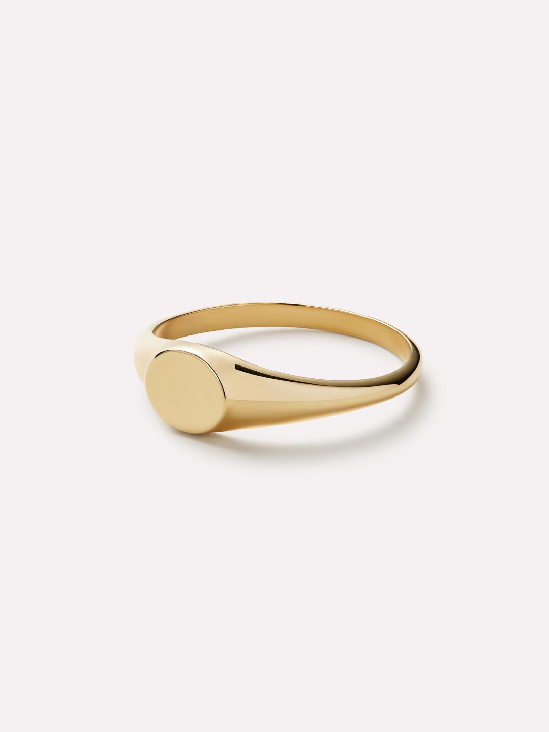 Signet Band Ring | 10K Solid Gold