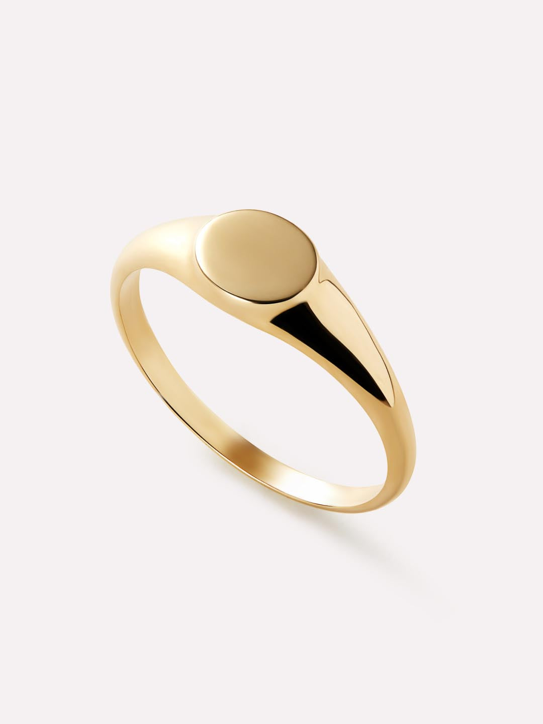 Signet Band Ring | 10K Solid Gold