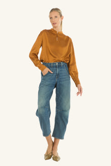 Arden Blouse | Butter Scotch Orange