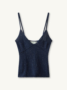 Carolina Camisole | Navy Blue Sequin