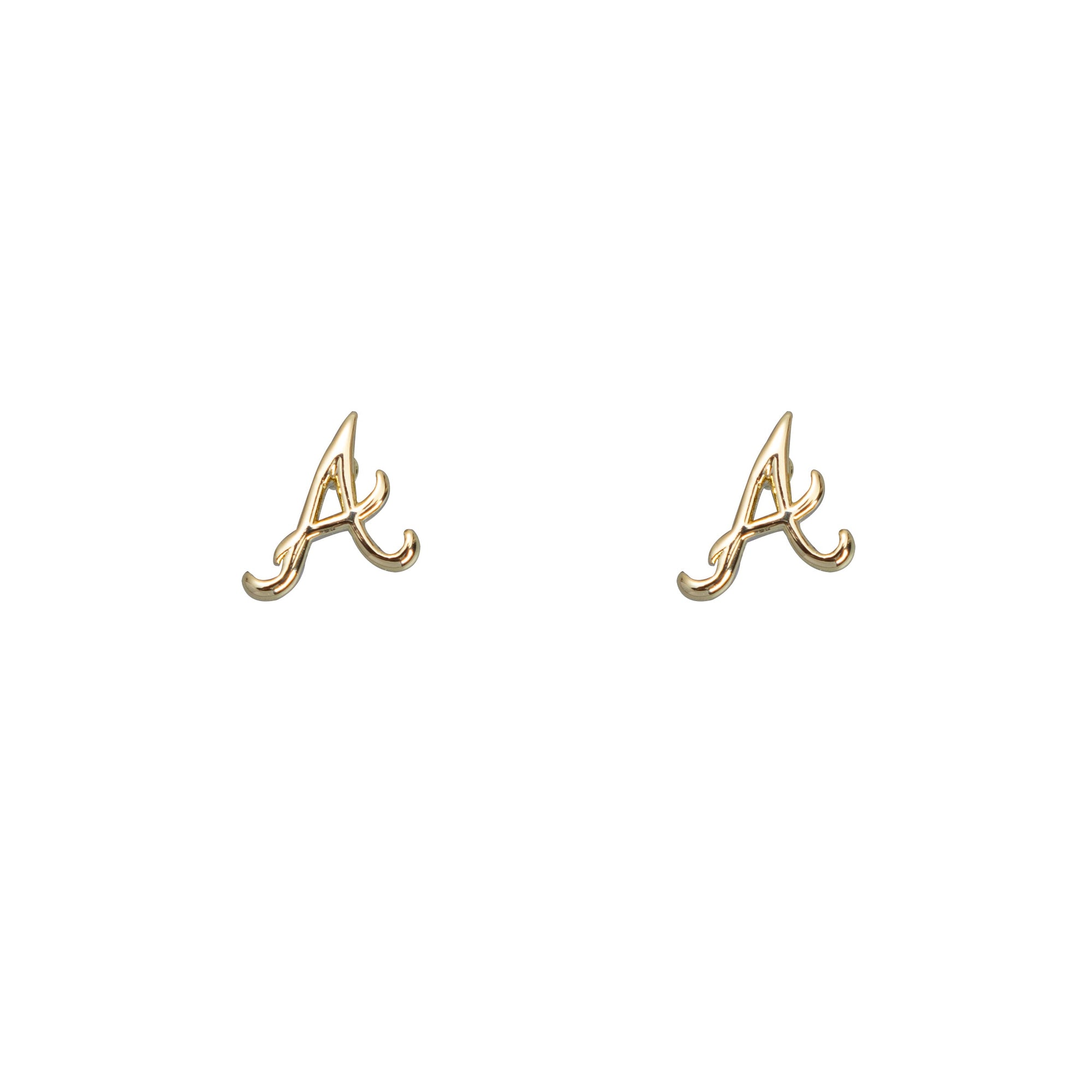 Bijoux Sport by Luv Aj MLB Logo Stud Earrings | Kansas City Royals | Gold
