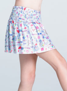 Kids | Diva Smocked Skirt- Girls | Multi