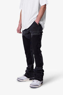 B118 Work Flare Denim | Black