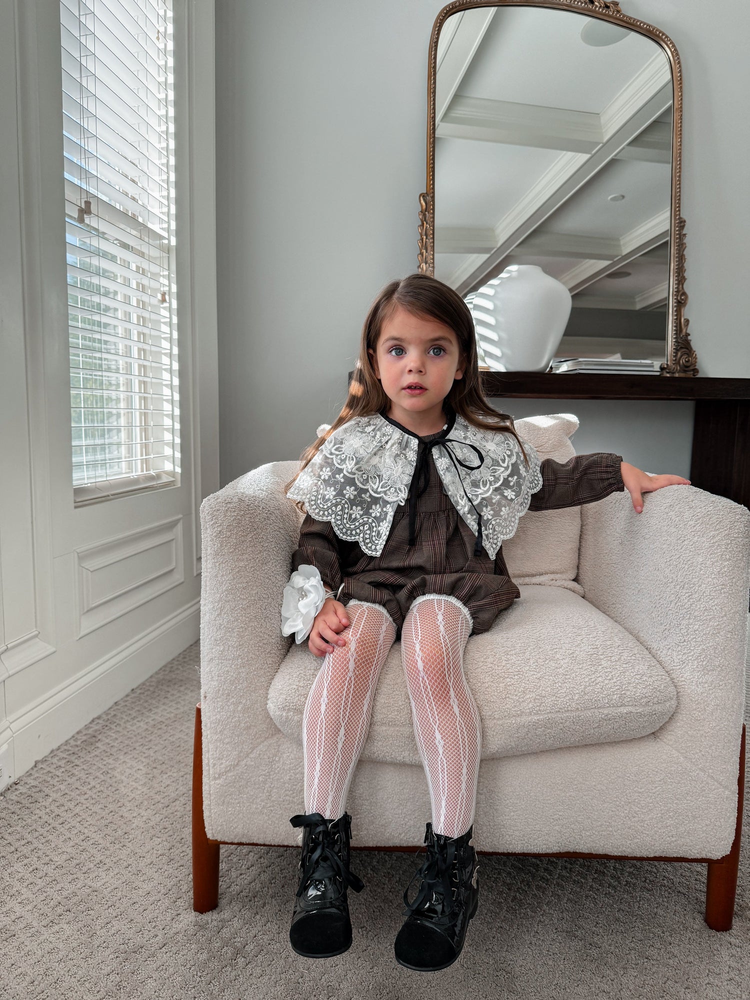 Baby Girls | Coco-Ivory Lace Cape | Ivory