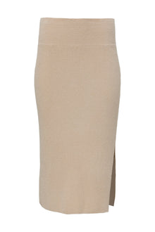 Womens | Cozychic Ultra Lite Ribbed Midi Skirt | Stone