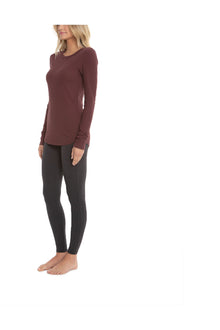 Womens | Malibu Collection Loose Jersey Long Sleeve Tee | Olive