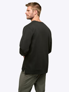 Mens | Hyperloop Pullover Split-Hem | Signature-Fit | Black