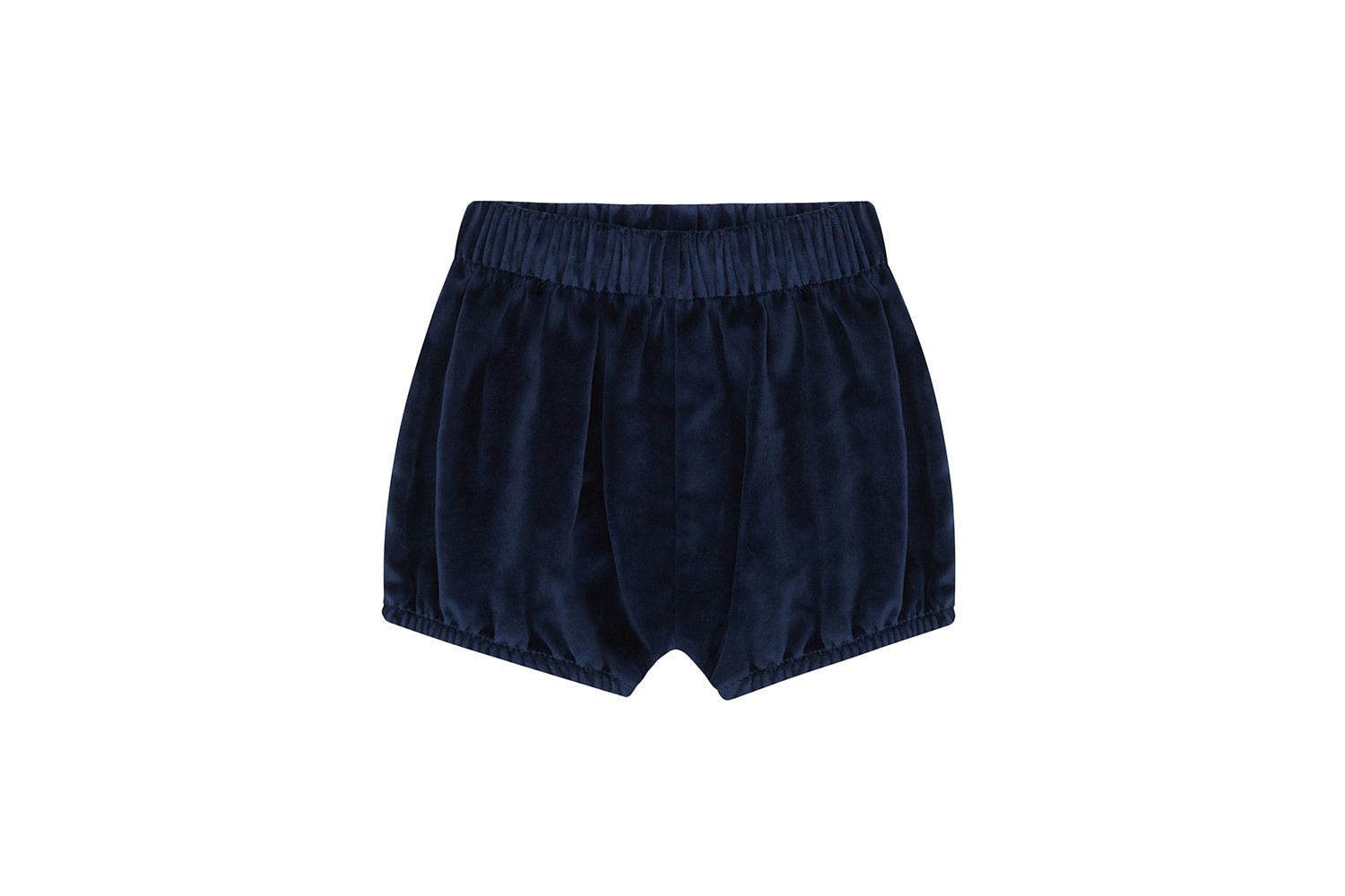 Organic Cotton Velvet Bloomers | Navy Blue