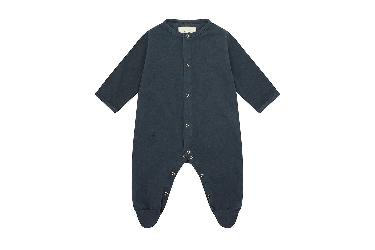 Organic Cotton Sleepsuit | Blue Stone - Palmetto Plant Dye