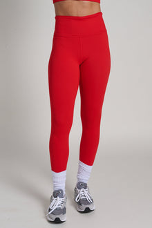 Fabletics | Boost Powerhold High-Waisted Legging | Heated Red