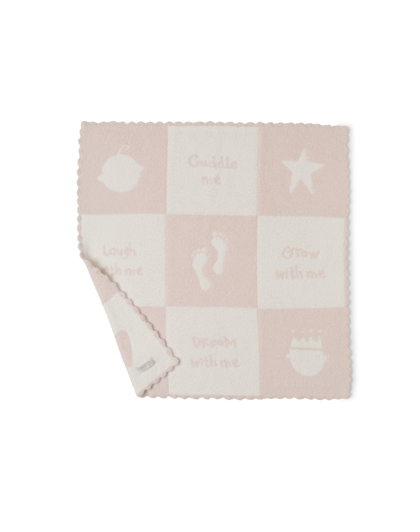 Baby | Cozychic Cuddle Receiving Blanket 30"X30" | Pink-Pearl