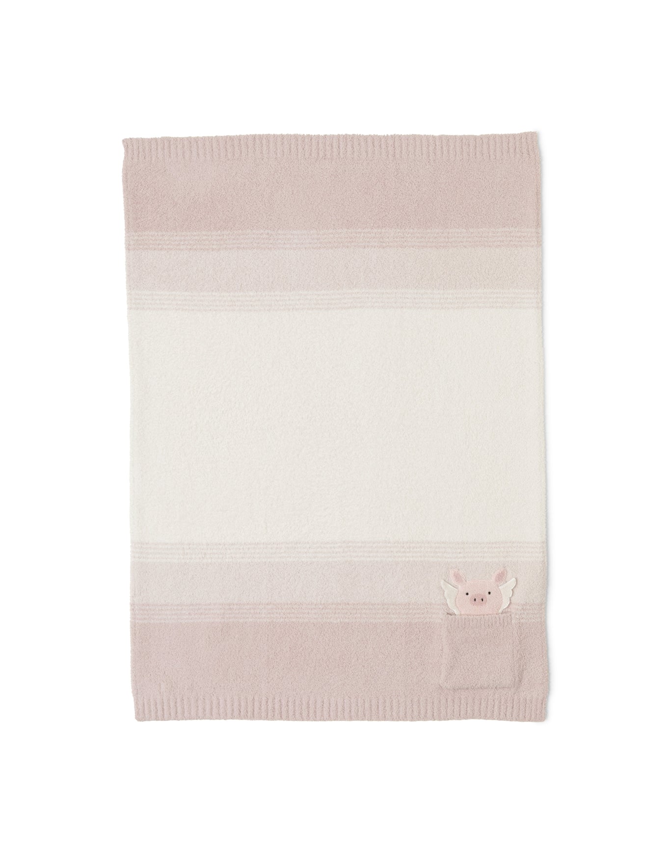 Baby | Cozychic Flying Pig Stroller Blanket 30" X 40" | Cream Multi