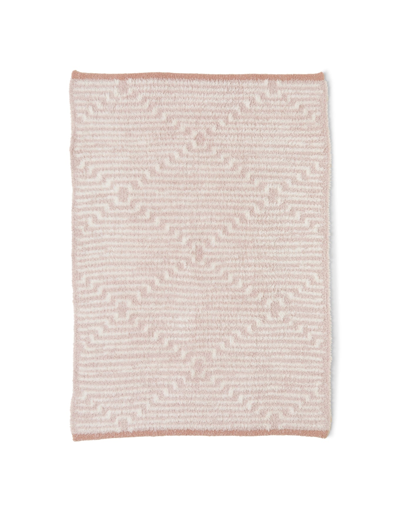 Baby | Cozychic Geo Stripe Stroller Blanket 30" X 40" | Antique Rose