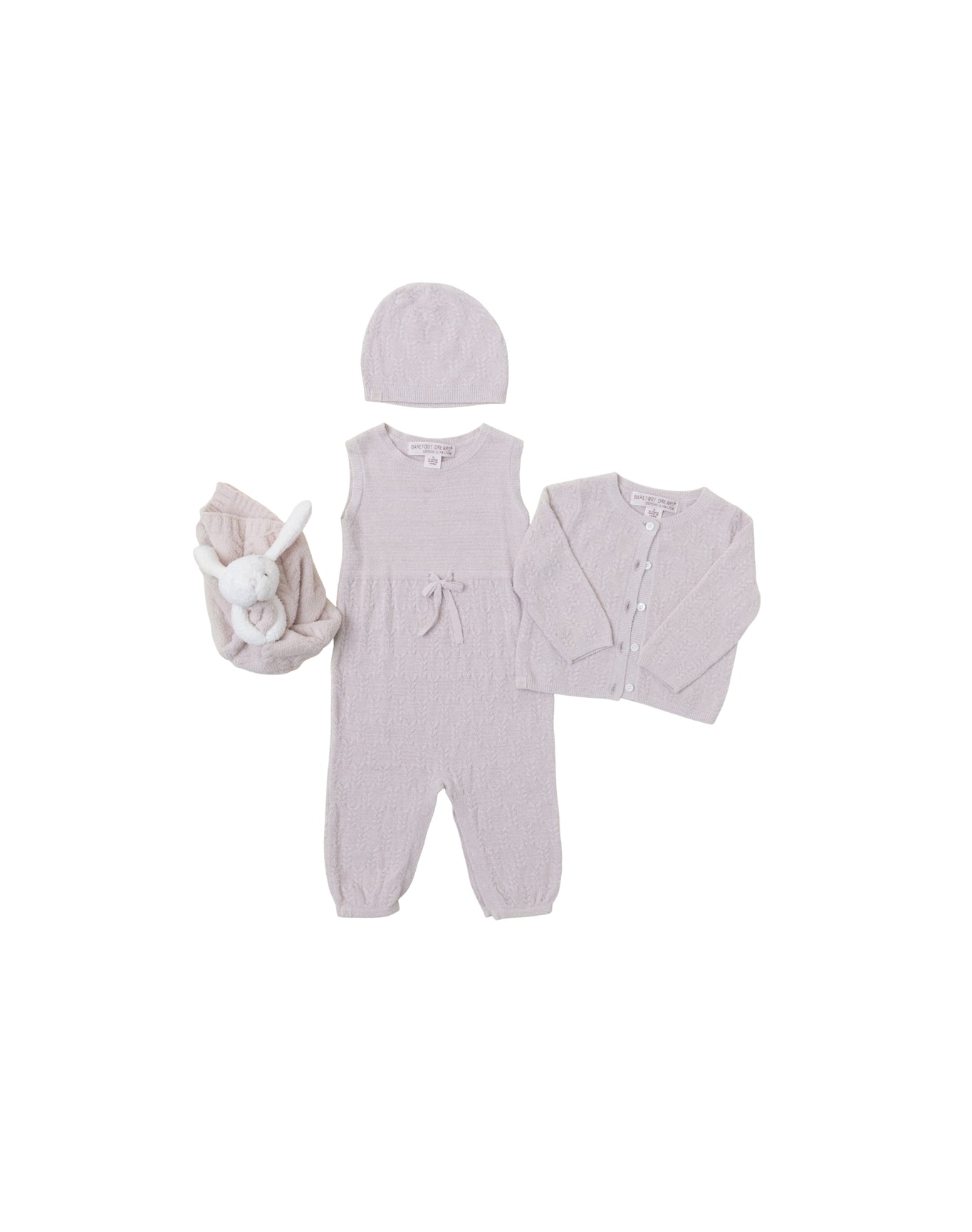 Baby | Cozychic Ultra Lite Leaf Cable Bundle | Shell