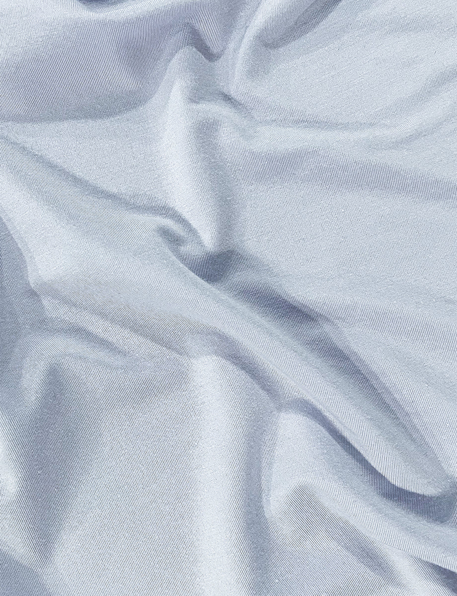 Ballet Mockneck Sleeveless Bodysuit::Periwinkle::Detail