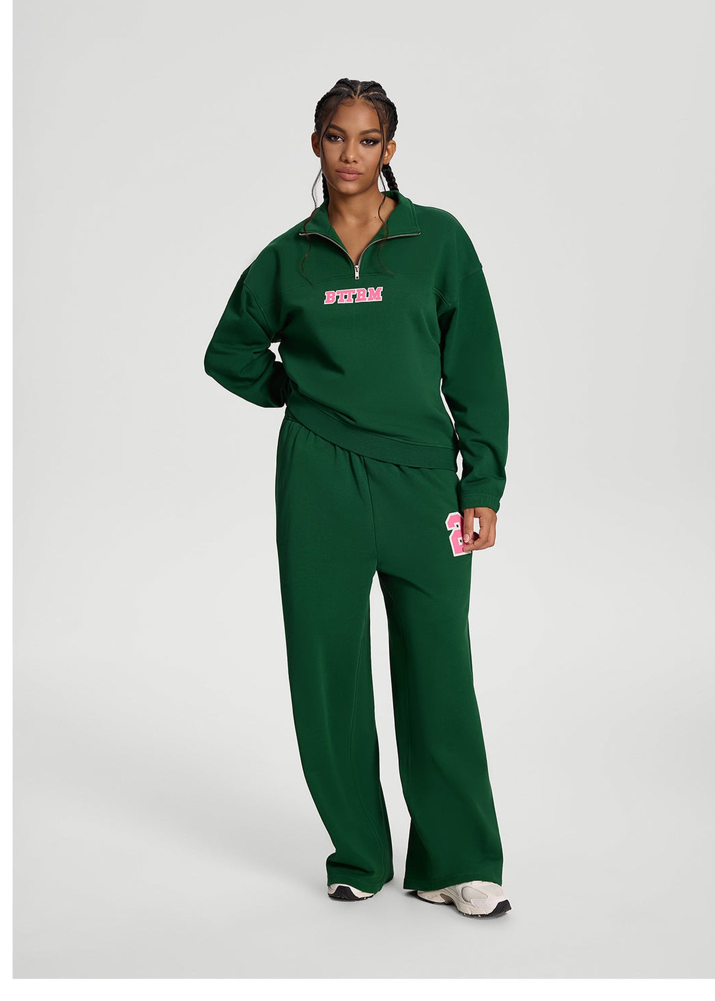 Better League Wide-Leg Sweatpants | Urban Green