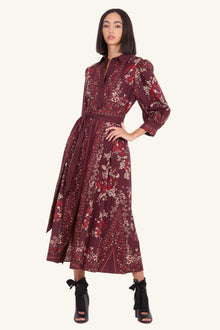 Blaine Dress | Mixed Red Floral