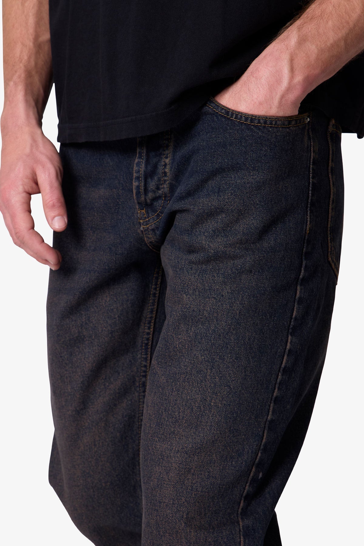 Bootcut Denim | Washed Brown