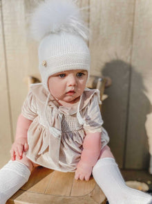 Boy | Helenus Velour Romper | Beige