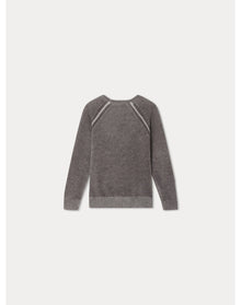 Boys | Tiego Sweater | 10Y | Mauve Gray