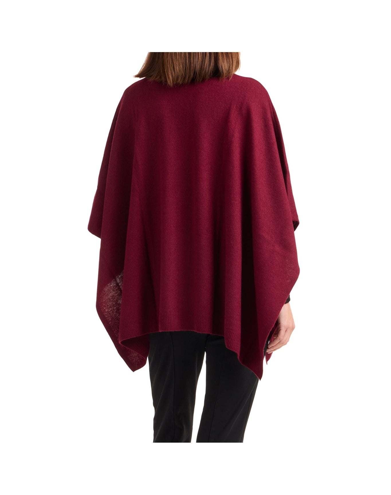 Bruno Magli | Women | Cashmere Poncho | Bordeaux