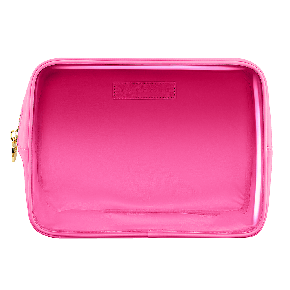 Clear Front Large Pouch | Bubblegum