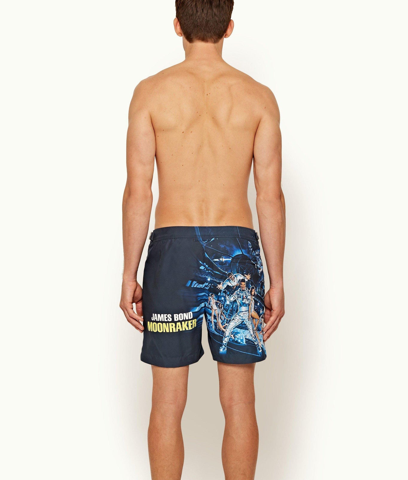 Bulldog 007 Mid Length Swim Shorts | Moonraker