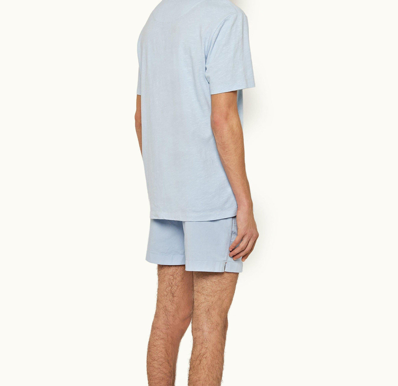 Bulldog Cotton Twill Mid-Length Cotton Twill Shorts | Ice Blue