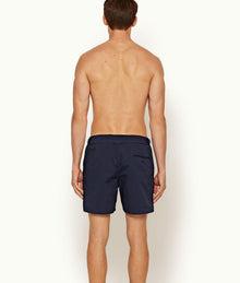 Bulldog Cotton Twill Mid-Length Shorts | Navy