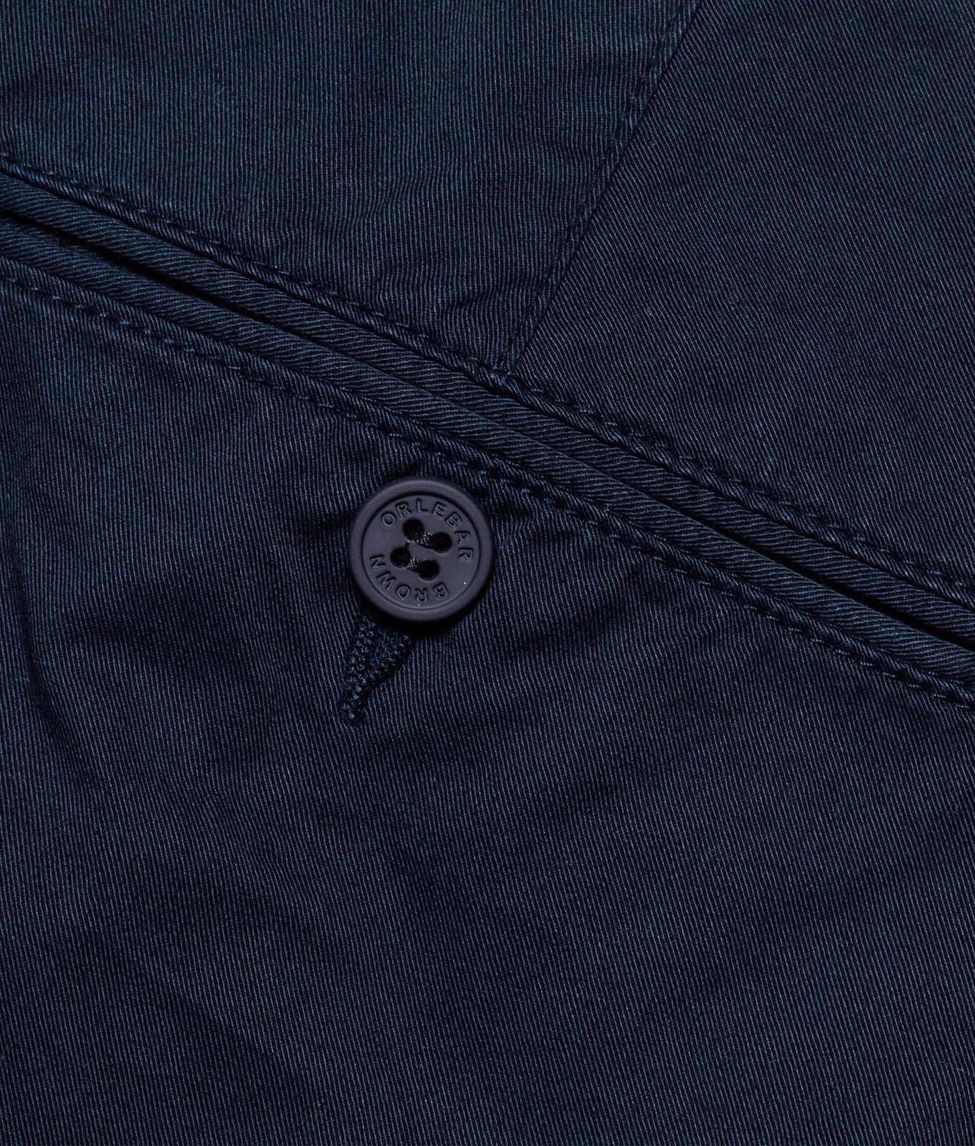 Bulldog Cotton Twill Mid-Length Shorts | Navy