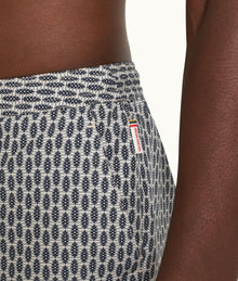 Bulldog Drawcord Perez Print Mid-Length Drawcord Swim Shorts | Chai