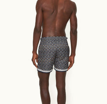 Bulldog Fiore Print Mid-Length Swim Shorts | Night Iris