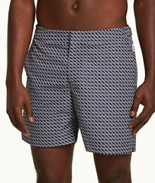 Bulldog Orbit Mid-Length Swim Shorts | Midnight Navy