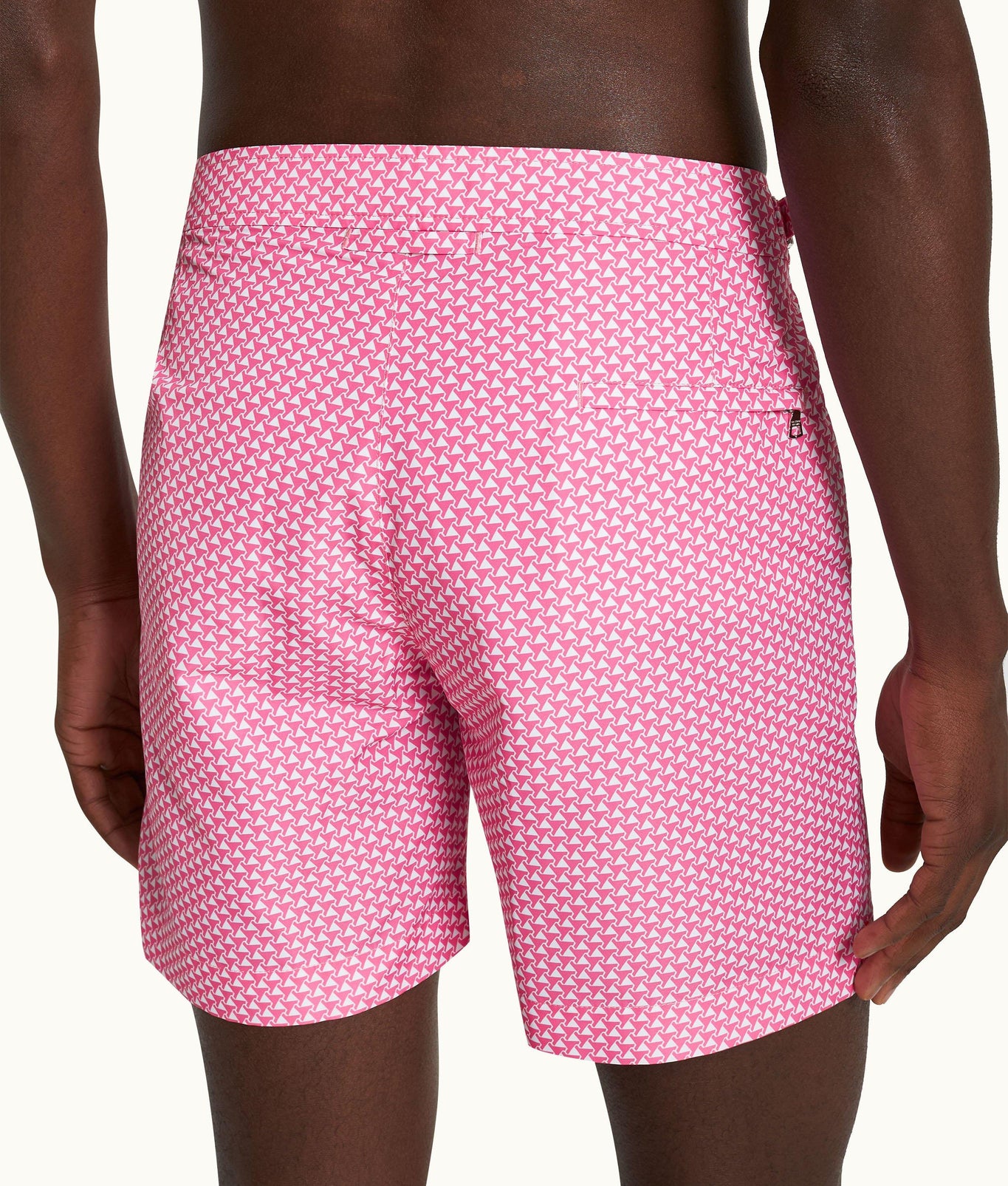 Bulldog Pax Print Mid-Length Swim Shorts Woven | Wham
