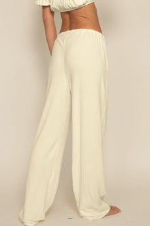 Drawstring Pant | Buttercream Rib