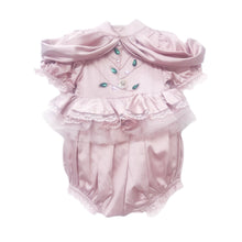 Baby Girls | Satin Ballerina Romper | Pink