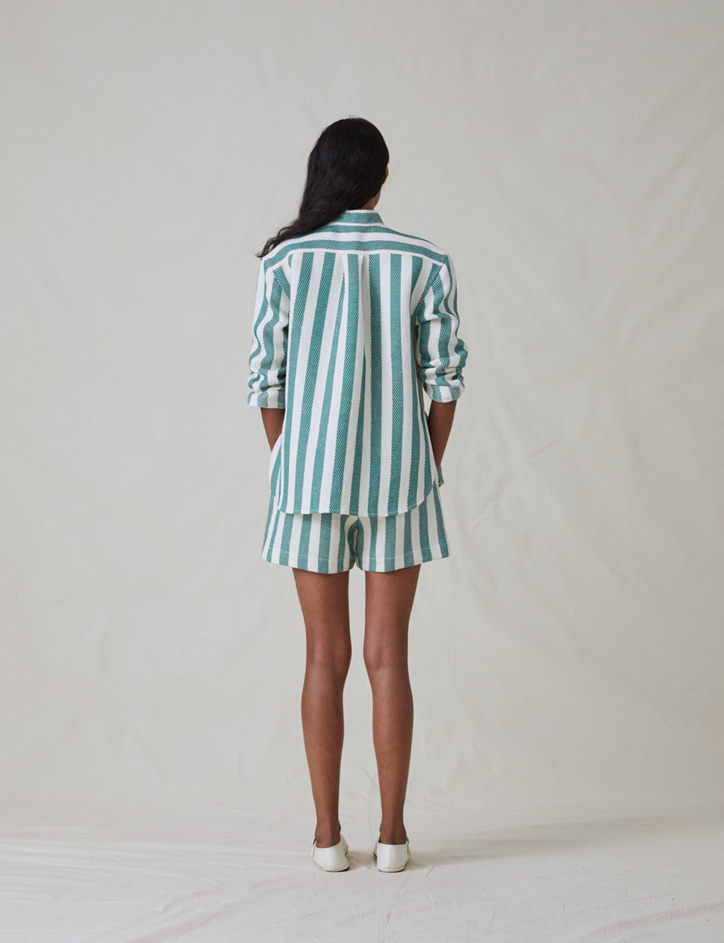 Womens | The Pop-Over Shirt | Green