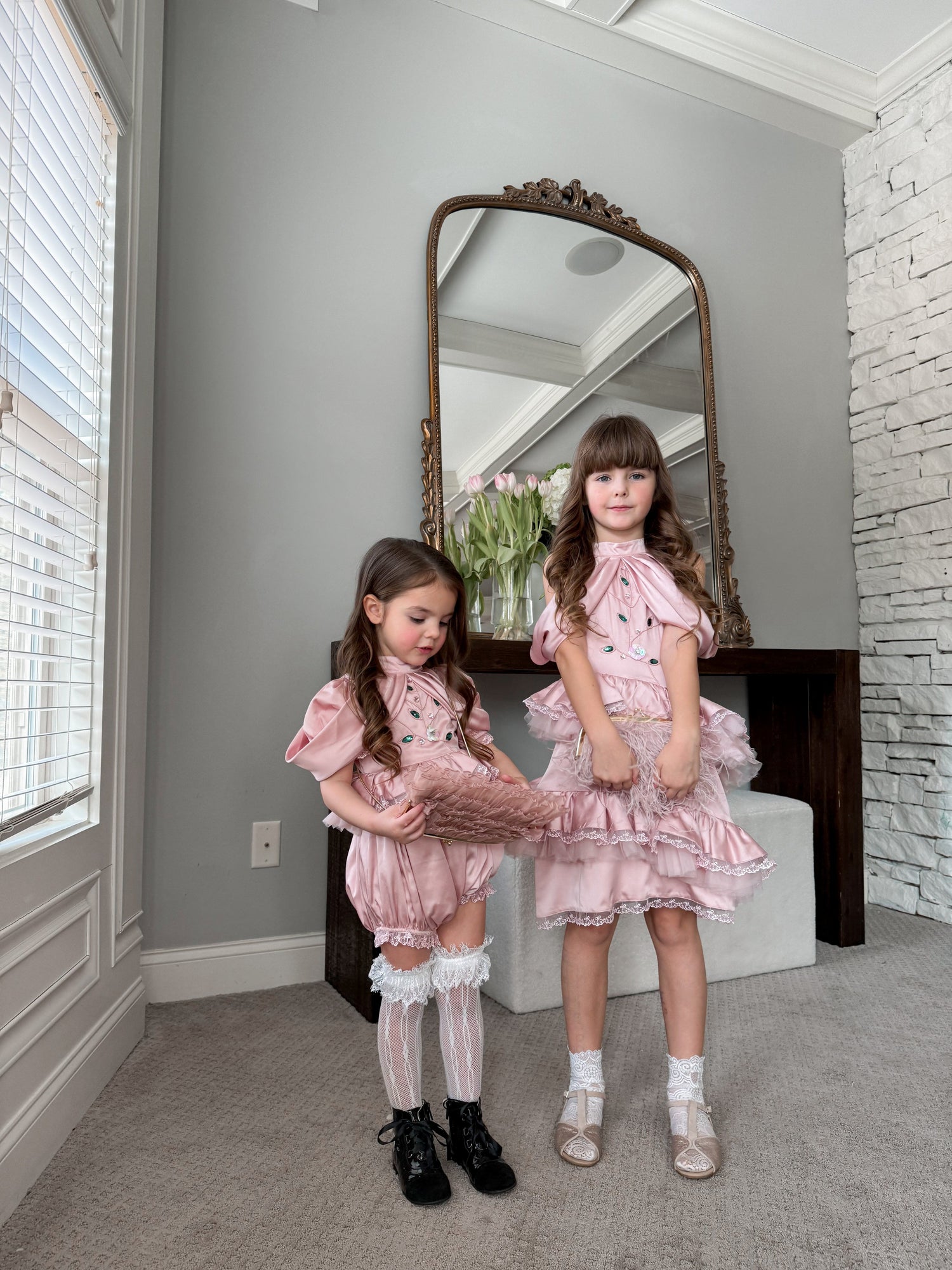 Baby Girls | Satin Ballerina Dress | Pink