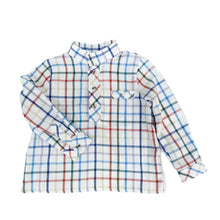 Boys | Charlie Checkered Mandarin Collar Shirt | Multi
