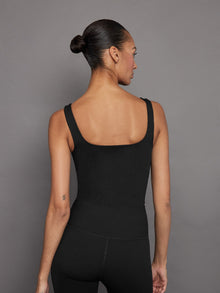 Carbon38 | Ribbed Tank | Black