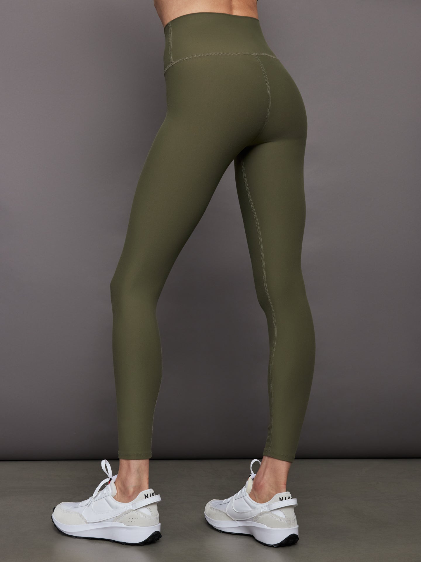 High Rise Legging in Melt | Olive