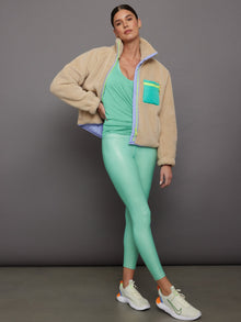 Long RacerBack Tank | Wasabi