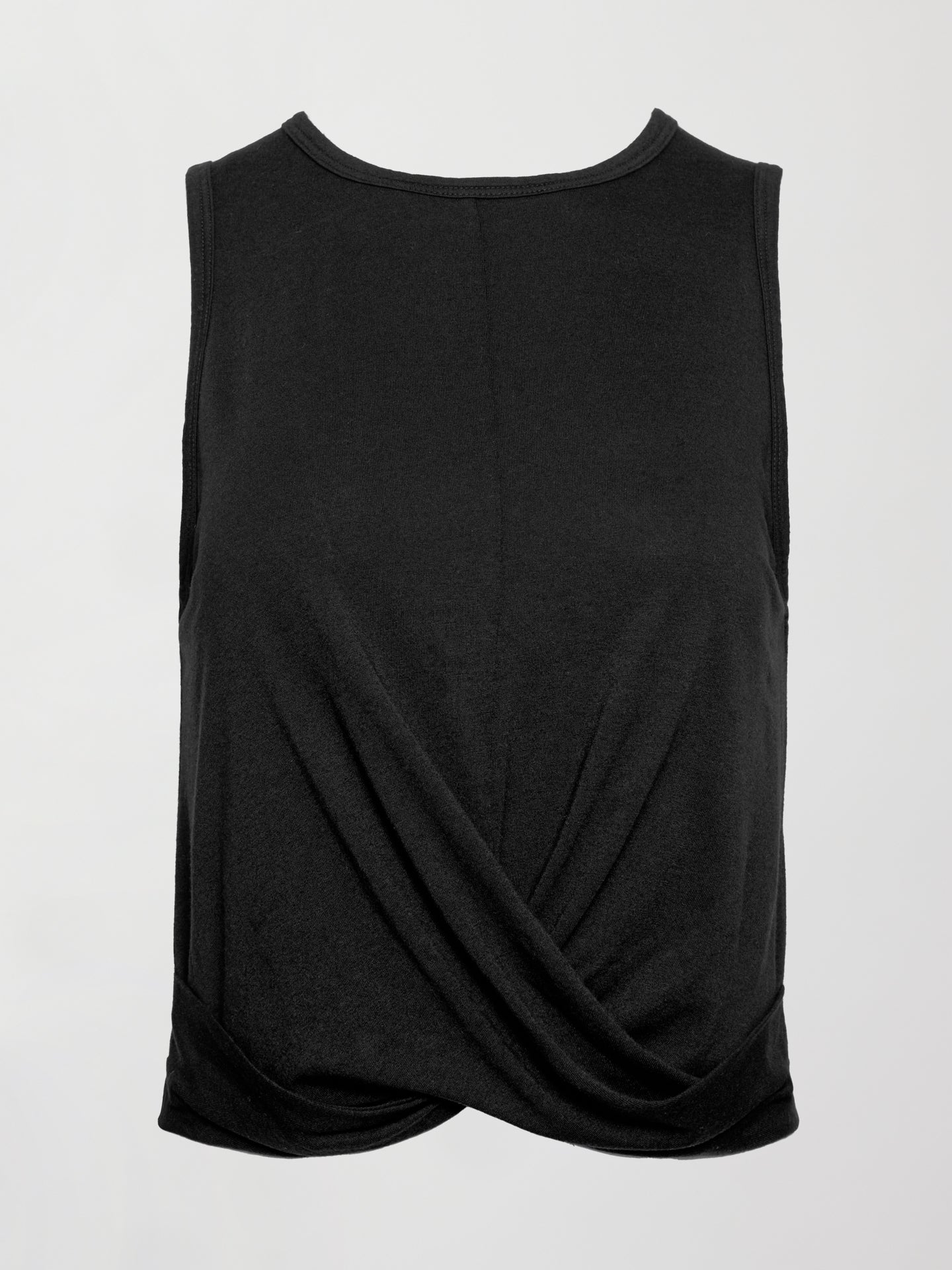 Carbon38 | Front Twist Tank | Black