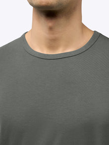 Mens | AO Forever Long Sleeve Tee | Classic-Fit PYCA Pro | Castor Grey