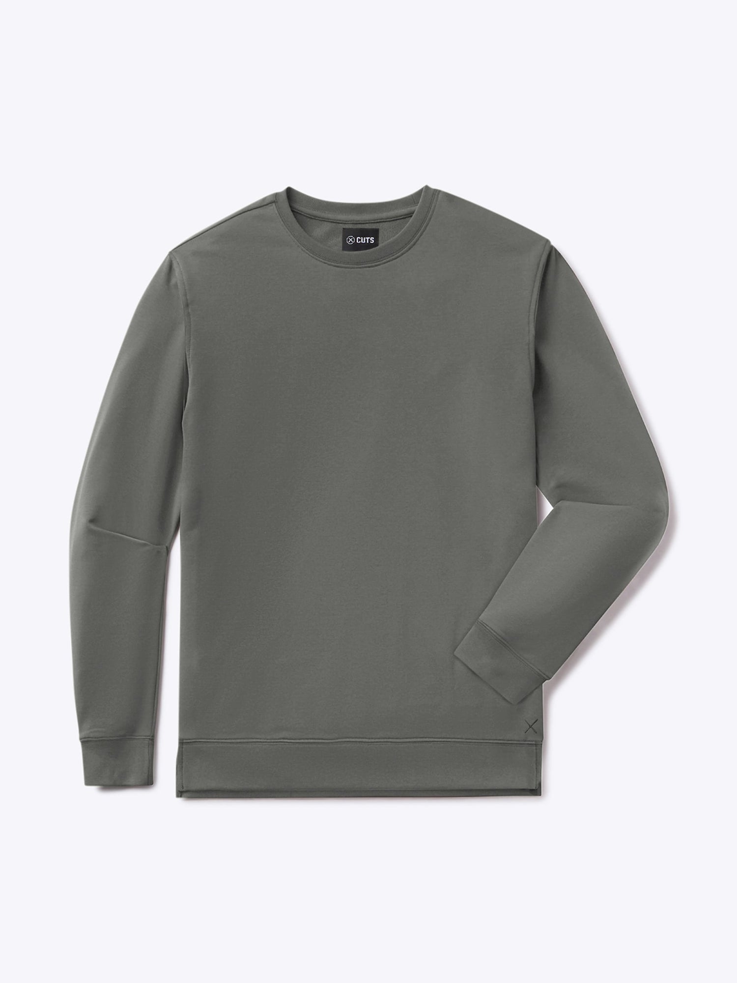 Mens | Hyperloop Pullover Split-Hem | Signature-Fit | Castor Grey