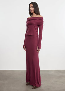 Cashmere Bias Skirt | Barolo