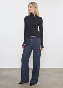 Relaxed Straight Leg Jean | Dark Rinse