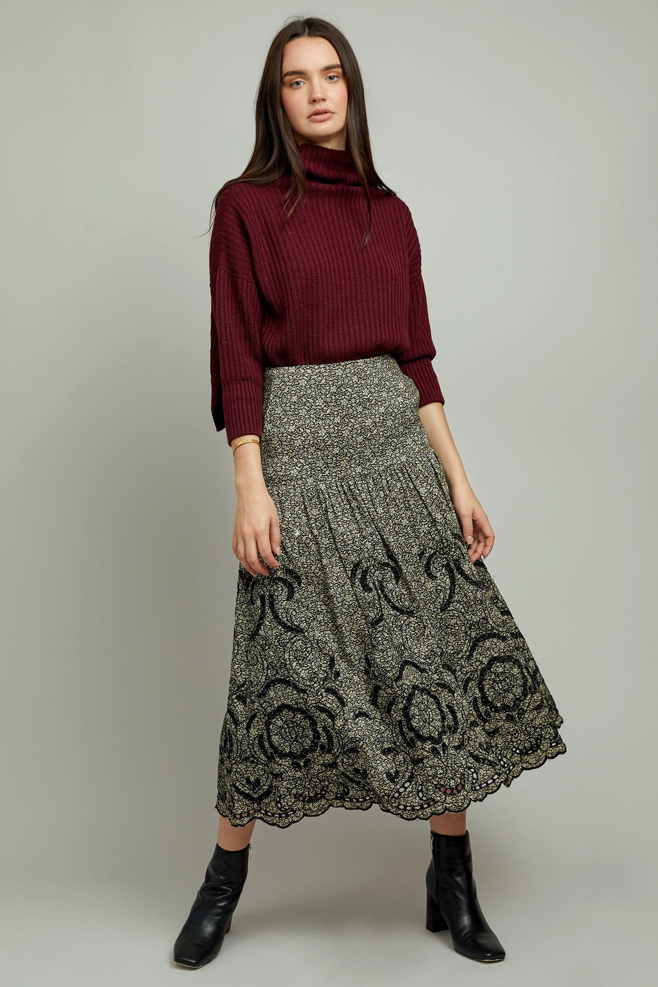 Ellie Sweater | Cabernet