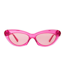 Womens | Cleo Sunglasses | Pink Crystal | Transparent Pink Lenses